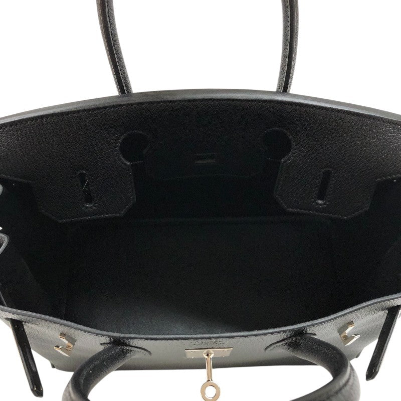 エルメス HERMES バーキン30 B刻 ブラック シルバー金具 コロマンデル レディース ハンドバッグ