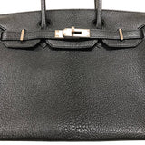 エルメス HERMES バーキン30 B刻 ブラック シルバー金具 コロマンデル レディース ハンドバッグ