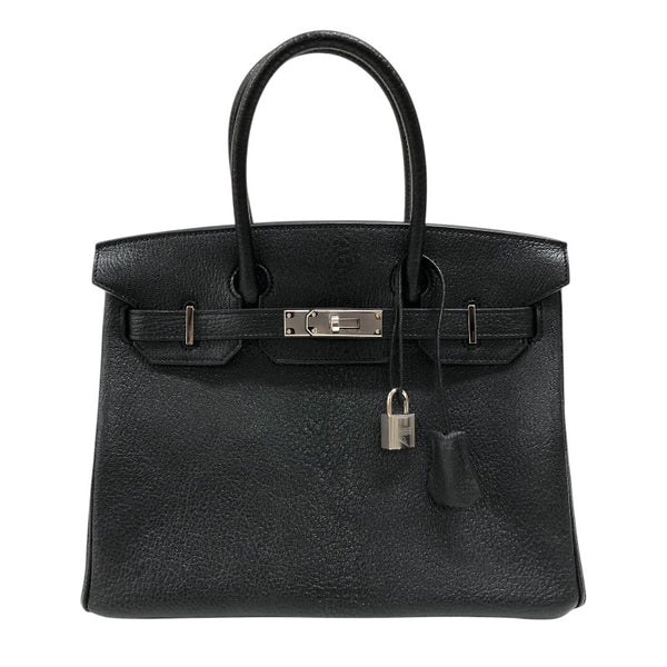 エルメス HERMES バーキン30 B刻 ブラック シルバー金具 コロマンデル レディース ハンドバッグ