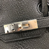エルメス HERMES バーキン30 B刻 ブラック シルバー金具 コロマンデル レディース ハンドバッグ