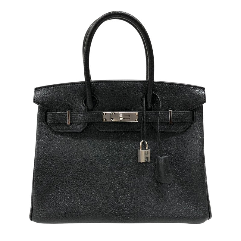 エルメス HERMES バーキン30 B刻 ブラック シルバー金具 コロマンデル レディース ハンドバッグ