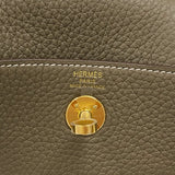エルメス HERMES リンディミニ W刻 エトゥープ ゴールド金具 トリヨンクレマンス レディース ショルダーバッグ