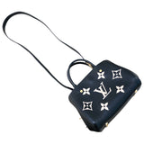 ルイ・ヴィトン LOUIS VUITTON モンテーニュBB M45778 ブラック　GD金具 モノグラム・アンプラント レディース ハンドバッグ