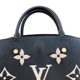 ルイ・ヴィトン LOUIS VUITTON モンテーニュBB M45778 ブラック　GD金具 モノグラム・アンプラント レディース ハンドバッグ