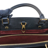 ルイ・ヴィトン LOUIS VUITTON モンテーニュBB M45778 ブラック　GD金具 モノグラム・アンプラント レディース ハンドバッグ