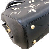 ルイ・ヴィトン LOUIS VUITTON モンテーニュBB M45778 ブラック　GD金具 モノグラム・アンプラント レディース ハンドバッグ