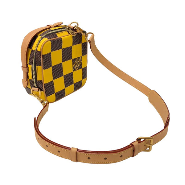 ルイ・ヴィトン LOUIS VUITTON チェス・メッセンジャー N40562 ジョーヌ ダミエ・ポップ キャンバス メンズ ショルダーバッグ