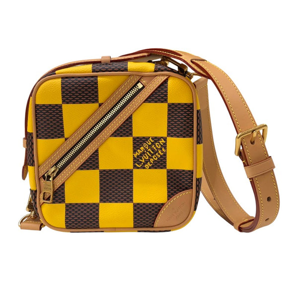 ルイ・ヴィトン LOUIS VUITTON チェス・メッセンジャー N40562 ジョーヌ ダミエ・ポップ キャンバス メンズ ショルダーバッグ