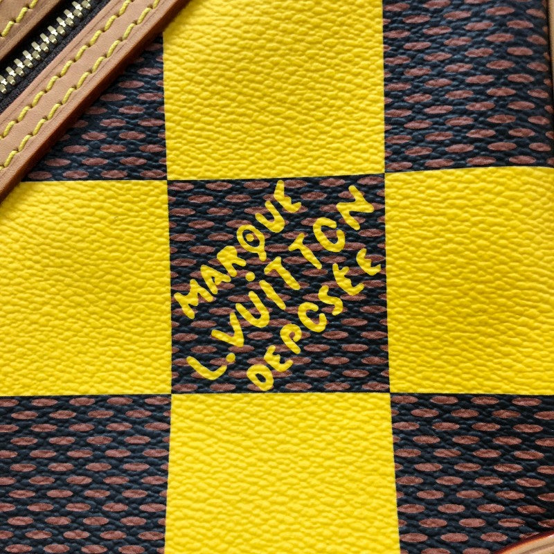 ルイ・ヴィトン LOUIS VUITTON チェス・メッセンジャー N40562 ジョーヌ ダミエ・ポップ キャンバス メンズ ショルダーバッグ