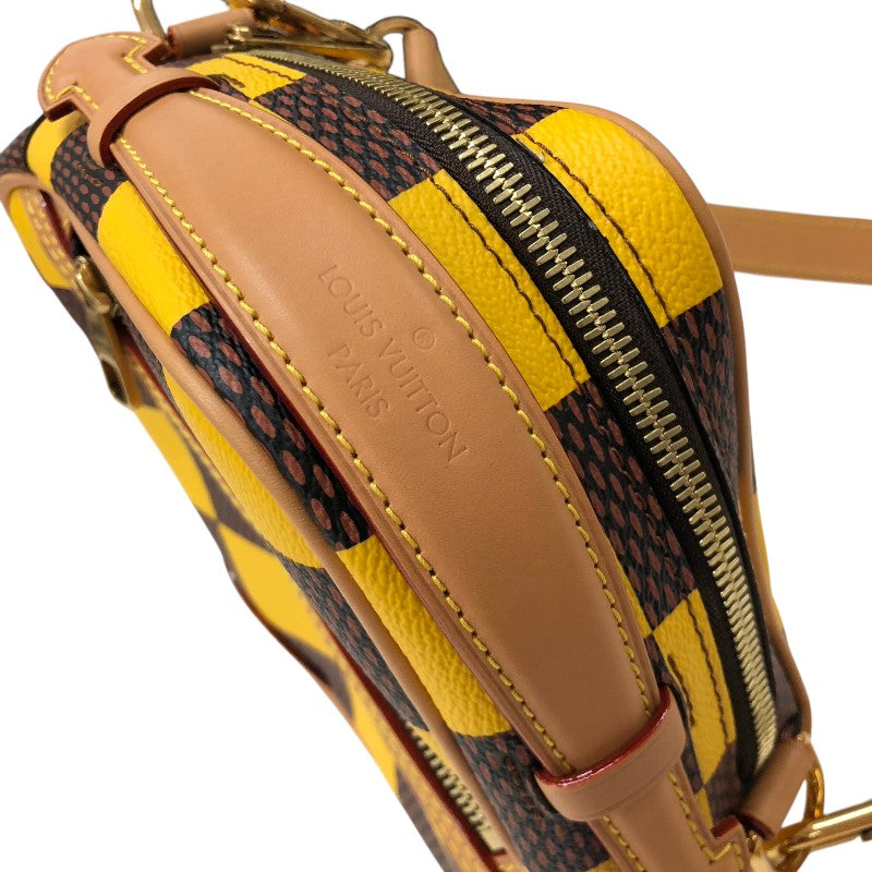 ルイ・ヴィトン LOUIS VUITTON チェス・メッセンジャー N40562 ジョーヌ ダミエ・ポップ キャンバス メンズ ショルダーバッグ