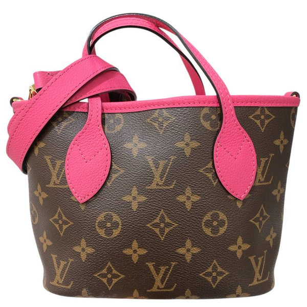 ルイ・ヴィトン LOUIS VUITTON ネヴァーフル･インサイドアウトBB M12106 ブラウン･ピンク PVC レディース ハンドバッグ