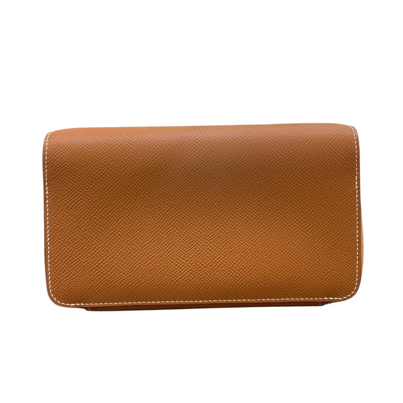 エルメス HERMES 1957トゥーゴー W刻 ゴールド シルバー金具 エプソン レディース ショルダーバッグ