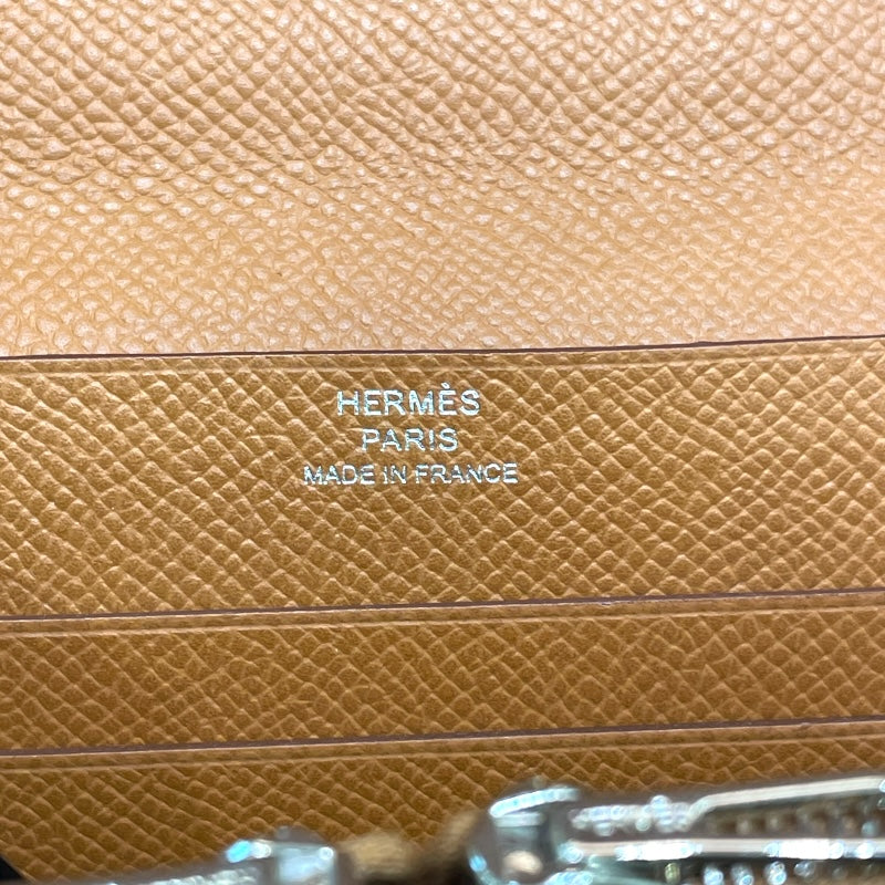 エルメス HERMES 1957トゥーゴー W刻 ゴールド シルバー金具 エプソン レディース ショルダーバッグ