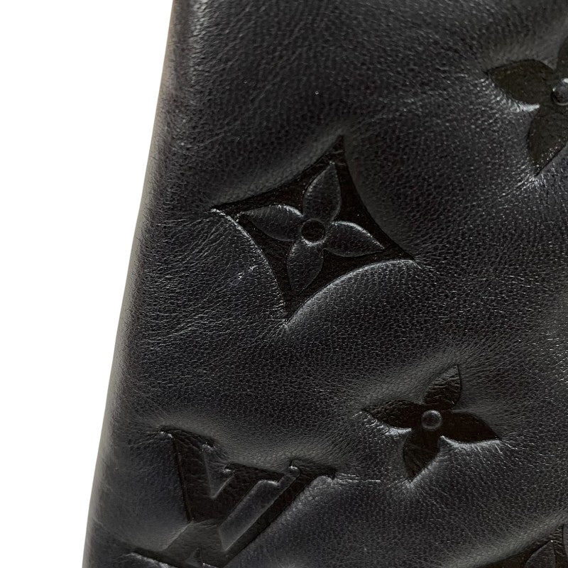 ルイ・ヴィトン LOUIS VUITTON クッサンBB M21259 ノワール ゴールド金具 ラムレザー レディース ショルダーバッグ