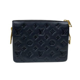 ルイ・ヴィトン LOUIS VUITTON クッサンBB M21259 ノワール ゴールド金具 ラムレザー レディース ショルダーバッグ