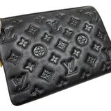 ルイ・ヴィトン LOUIS VUITTON クッサンBB M21259 ノワール ゴールド金具 ラムレザー レディース ショルダーバッグ