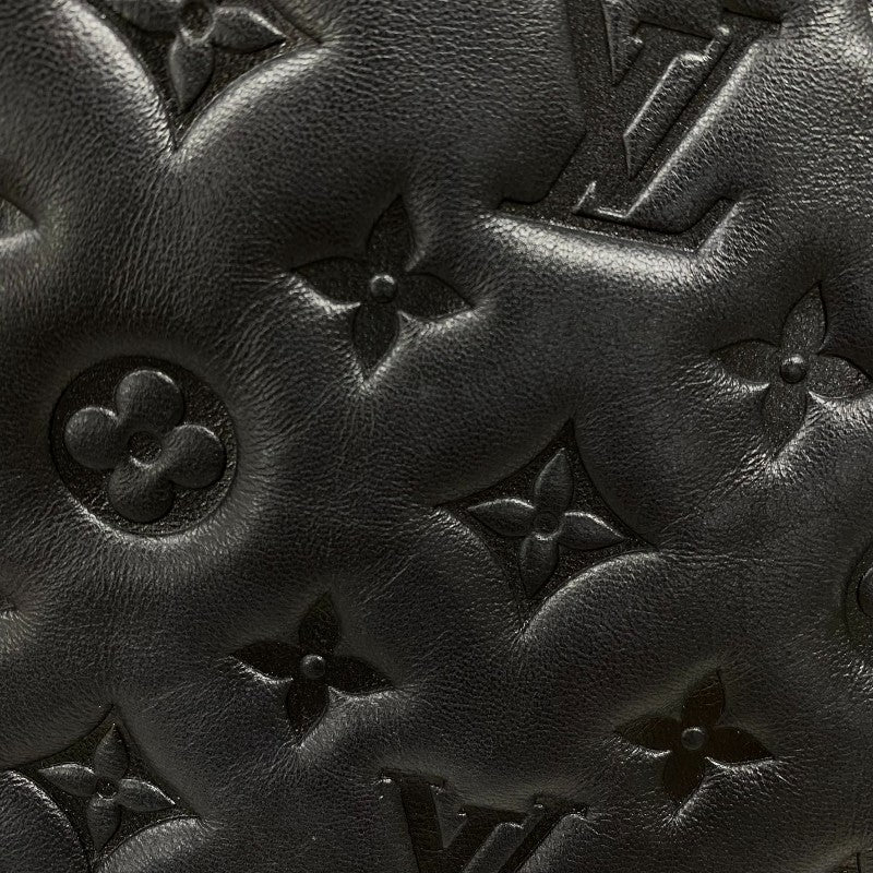 ルイ・ヴィトン LOUIS VUITTON クッサンBB M21259 ノワール ゴールド金具 ラムレザー レディース ショルダーバッグ