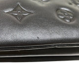 ルイ・ヴィトン LOUIS VUITTON クッサンPM M21260 ノワール ゴールド金具 ラムレザー レディース ショルダーバッグ