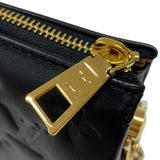 ルイ・ヴィトン LOUIS VUITTON クッサンPM M21260 ノワール ゴールド金具 ラムレザー レディース ショルダーバッグ