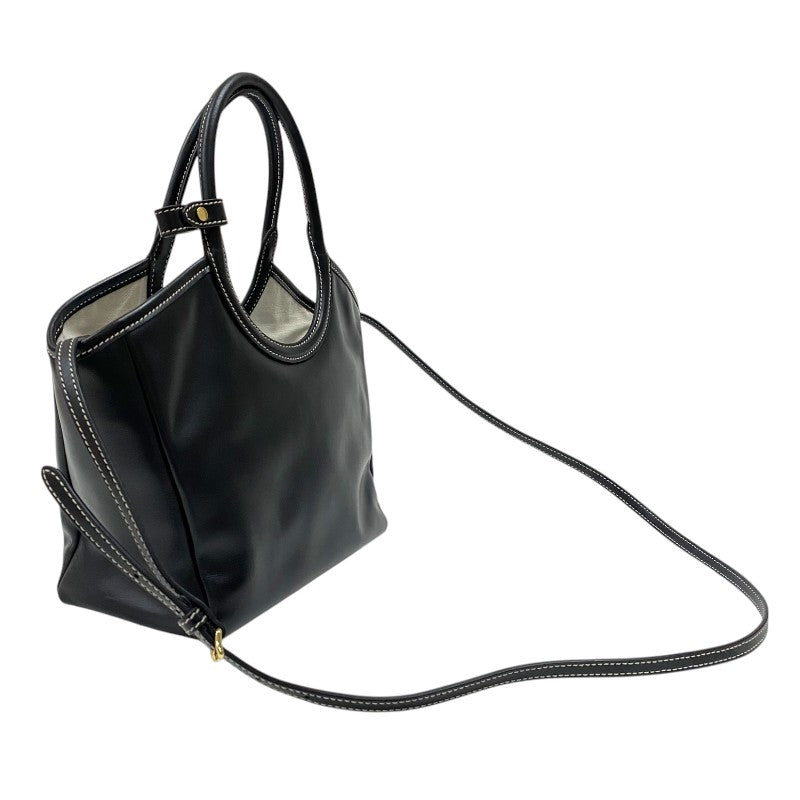 ミュウミュウ miu miu アイビー レザーバッグ スモール 5BA284 ブラック レザー レディース トートバッグ ショルダーバッグ