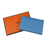 エルメス HERMES カルヴィ W刻 セレクト シルバー金具 エプソン レディース カードケース