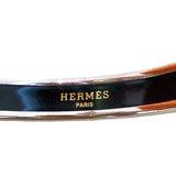 エルメス HERMES エマイユPM レッド メタル/七宝焼き アクセサリー