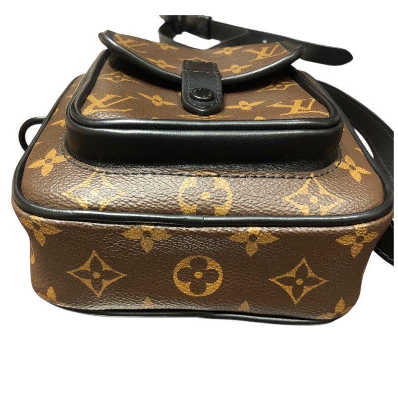 ルイ・ヴィトン LOUIS VUITTON クリストファー・ウェアラブルウォレット M69404 ブラウン モノグラム・マカサー メンズ ショルダーバッグ