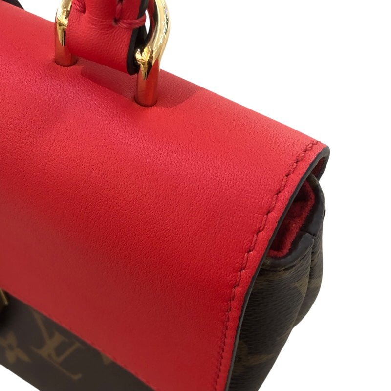 ルイ・ヴィトン LOUIS VUITTON ロッキーBB M44322 ブラウン/コクリコ モノグラム・キャンバス レディース ショルダーバッグ