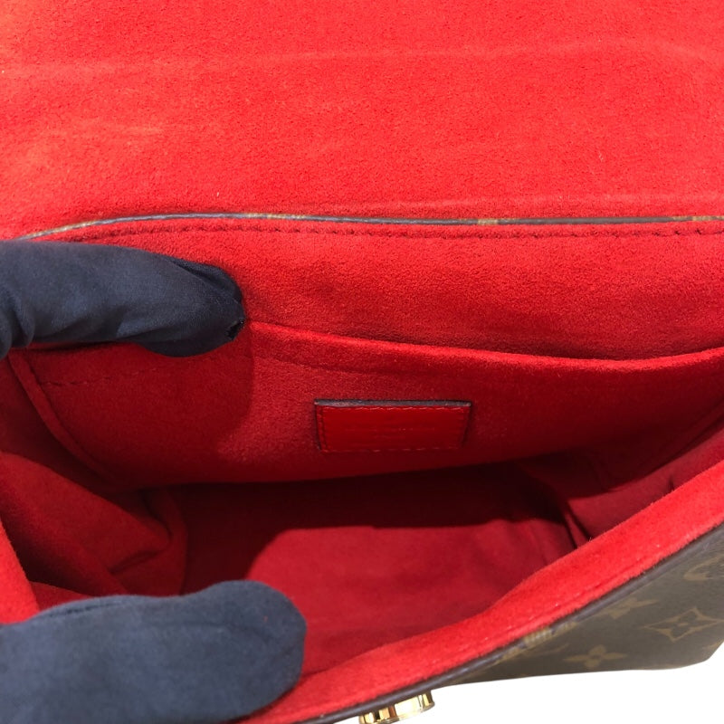 ルイ・ヴィトン LOUIS VUITTON ロッキーBB M44322 ブラウン/コクリコ モノグラム・キャンバス レディース ショルダーバッグ