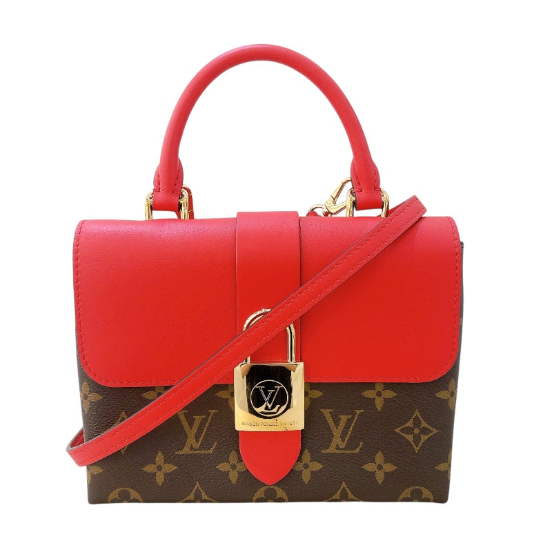 ルイ・ヴィトン LOUIS VUITTON ロッキーBB M44322 ブラウン/コクリコ モノグラム・キャンバス レディース ショルダーバッグ