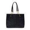 サンローラン SAINT LAURENT チェーントートバッグ 568863 ブラック ゴールド金具 グレインレザー レディース ショルダーバッグ