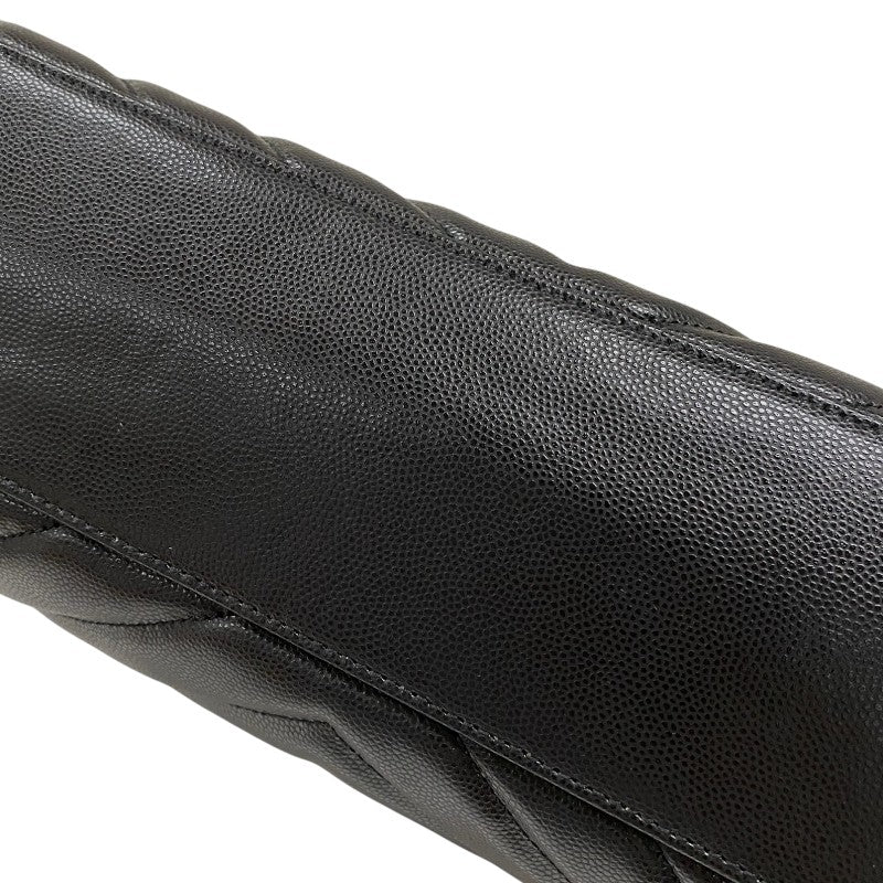 サンローラン SAINT LAURENT チェーントートバッグ 568863 ブラック ゴールド金具 グレインレザー レディース ショルダーバッグ