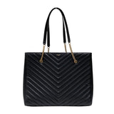 サンローラン SAINT LAURENT チェーントートバッグ 568863 ブラック ゴールド金具 グレインレザー レディース ショルダーバッグ