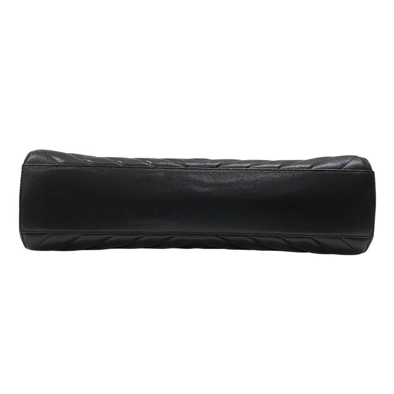 サンローラン SAINT LAURENT チェーントートバッグ 568863 ブラック ゴールド金具 グレインレザー レディース ショルダーバッグ
