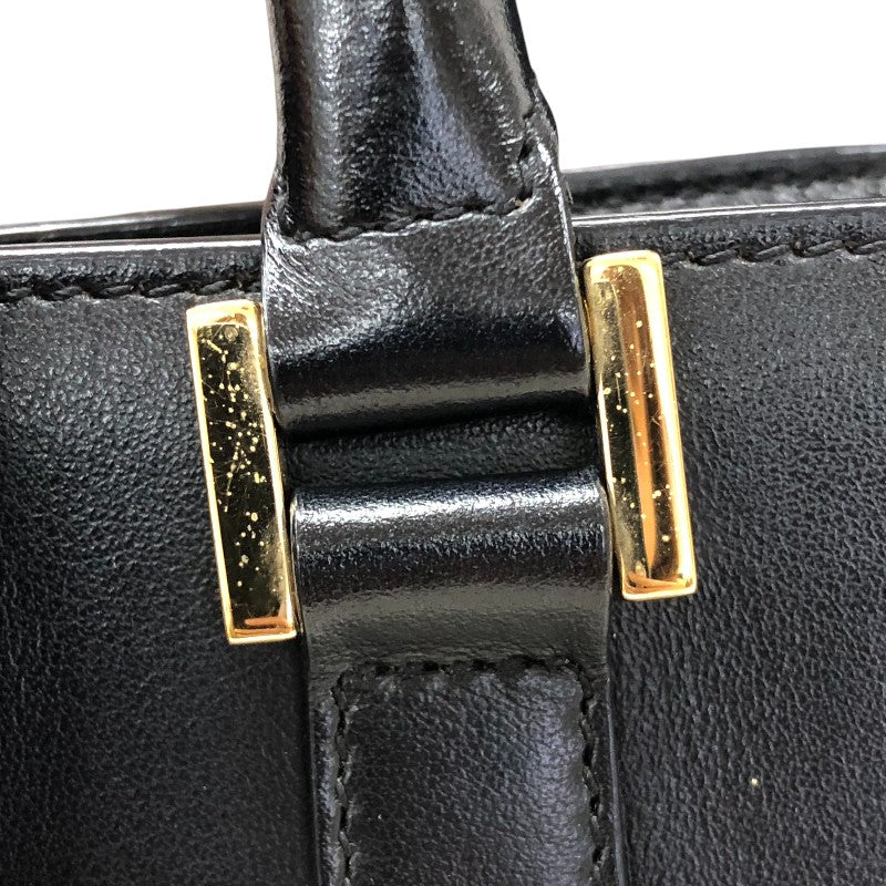 サンローラン SAINT LAURENT ベイビーカバス 472466 ブラック ゴールド金具 レザー レディース ショルダーバッグ