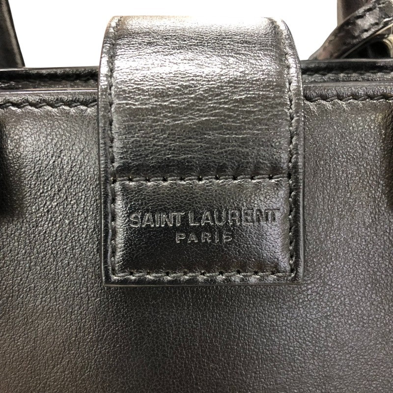 サンローラン SAINT LAURENT ベイビーカバス 472466 ブラック ゴールド金具 レザー レディース ショルダーバッグ