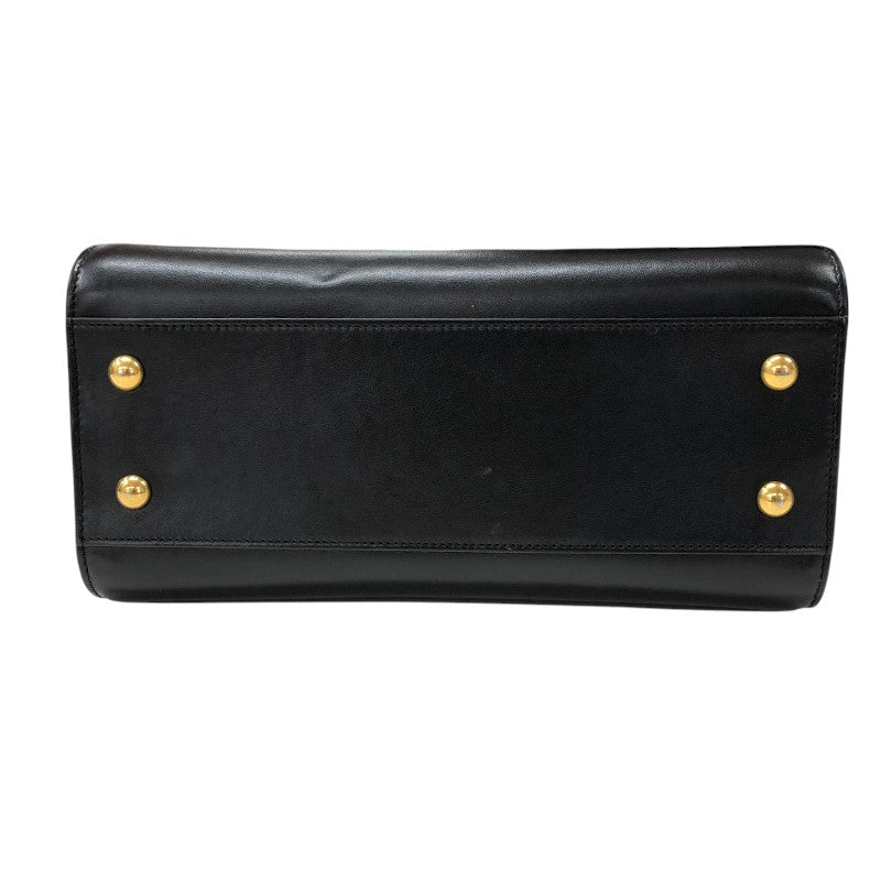 サンローラン SAINT LAURENT ベイビーカバス 472466 ブラック ゴールド金具 レザー レディース ショルダーバッグ