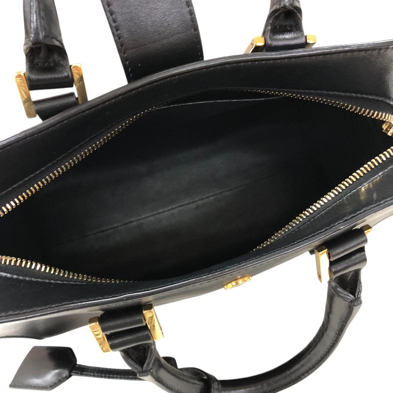 サンローラン SAINT LAURENT ベイビーカバス 472466 ブラック ゴールド金具 レザー レディース ショルダーバッグ