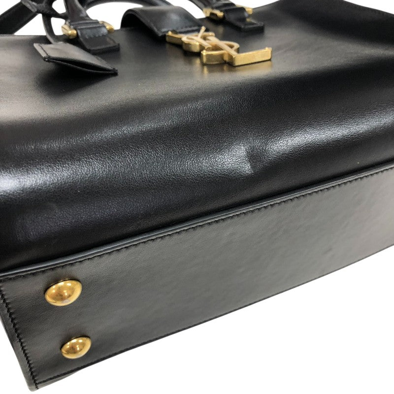 サンローラン SAINT LAURENT ベイビーカバス 472466 ブラック ゴールド金具 レザー レディース ショルダーバッグ