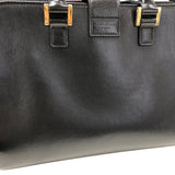 サンローラン SAINT LAURENT ベイビーカバス 472466 ブラック ゴールド金具 レザー レディース ショルダーバッグ