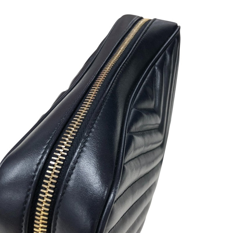 サンローラン SAINT LAURENT ルーカメラバッグ 612544 ネイビー レザー レディース ショルダーバッグ