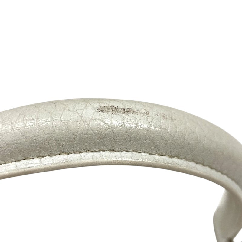 エルメス HERMES ケリー28 内縫い □J刻 ホワイト シルバー金具 トリヨンクレマンス レディース ハンドバッグ ショルダーバッグ