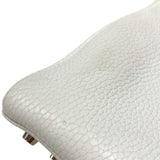 エルメス HERMES ケリー28 内縫い □J刻 ホワイト シルバー金具 トリヨンクレマンス レディース ハンドバッグ ショルダーバッグ