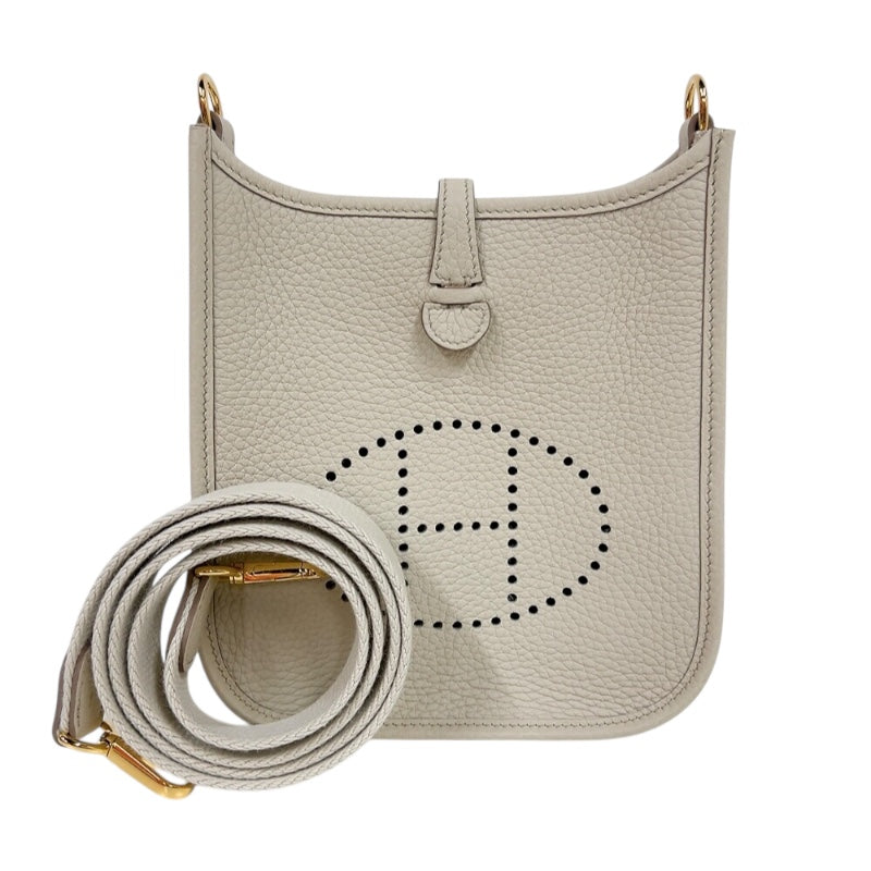エルメス HERMES エヴリンTPM B刻印　(2023年製) ベトン　ゴールド金具 トリヨンクレマンス レディース ショルダーバッグ