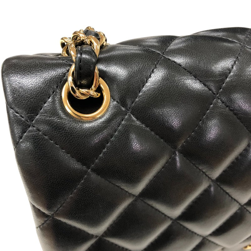 シャネル CHANEL マトラッセ30 A58600 ブラック ゴールド金具 ラムスキン レディース ショルダーバッグ