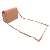 シャネル CHANEL ミニ フラップバッグ AS3002 ピンク ゴールド金具 キャビアスキン レディース ショルダーバッグ