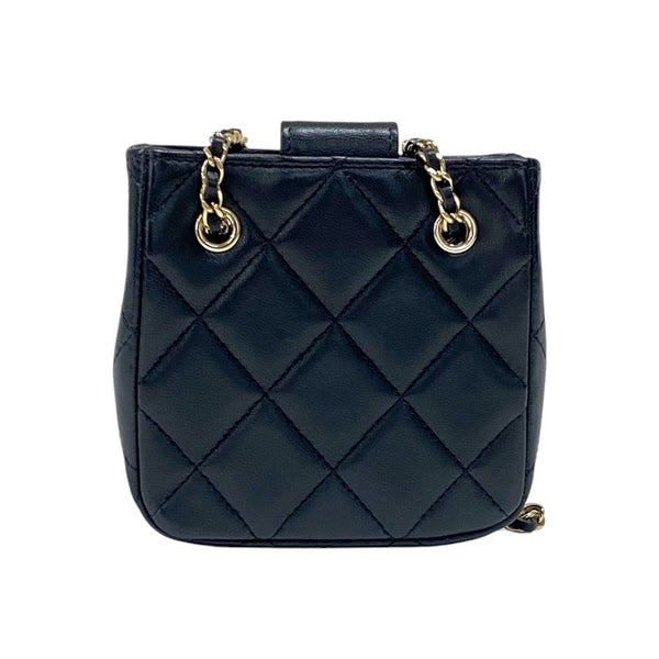 シャネル CHANEL マトラッセ ミニポシェット AP2547 ブラック ゴールド金具 ラムスキン レディース ショルダーバッグ