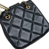 シャネル CHANEL マトラッセ ミニポシェット AP2547 ブラック ゴールド金具 ラムスキン レディース ショルダーバッグ