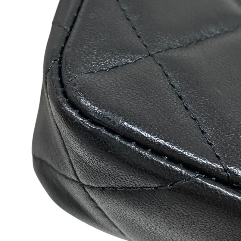 シャネル CHANEL マトラッセ ミニポシェット AP2547 ブラック ゴールド金具 ラムスキン レディース ショルダーバッグ
