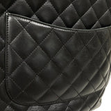 シャネル CHANEL カンボンライントート ミディアム A25167 ブラック シルバー金具 カーフ レディース トートバッグ